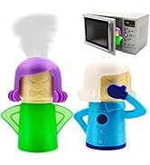 Abnaok Angry Mom Microwave Cleaner and Chilly Mama Fridge Deodoriser 2PCS Easily Clean in Minutes...