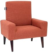 The Crew Furniture Zabra Kids Chair, Toddler Ages 1-5 Years, Home Décor Polyester Linen, Retro Or...