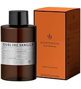 Essential Oils For Diffusers For Home By Scentsation - Sublime Vanilla oil 3.4 Fl Oz - Everyday A...