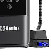 Jump Starter with Air Compressor, 6000A Car Battery Jumper Starter with 160 PSI Tire Inflator Por...