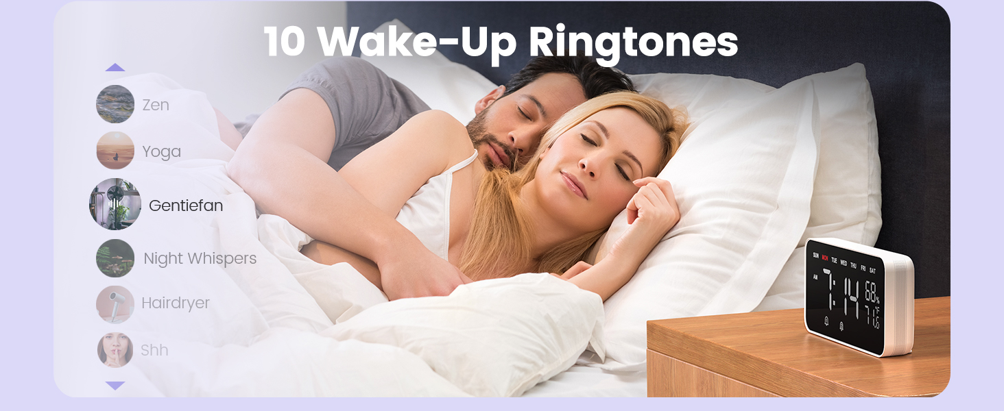 Dekala Wishalarm Bed shaker loud alarm clock for heavy sleepers