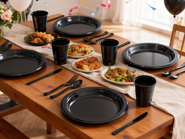 plastic plates for party