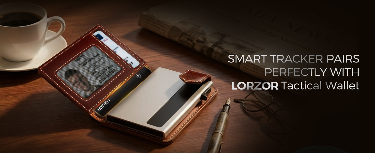 Wallet Tracker Card (iOS Only) Apple MFi Certified Slim Tracking Card