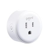 Geeni DOT Smart Wi-Fi Outlet Plug, White, (1 Pack) – No Hub Required – Works with Alexa an...