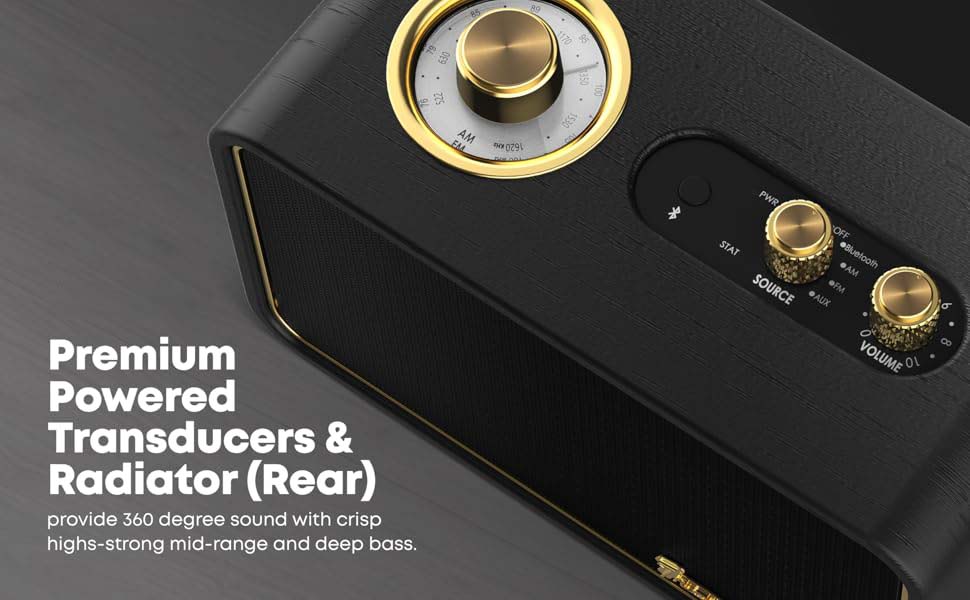 Retro Bluetooth Speaker Portable Bluetooth Speaker Small Wireless Bluetooth Speaker