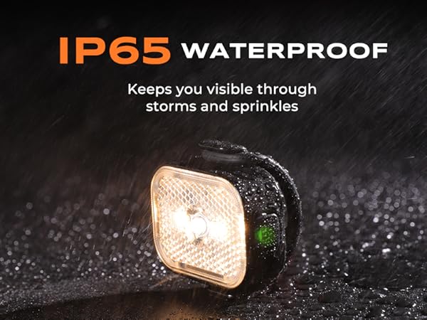 Dual USB-C Fast Charging, Super Lightweight, IP65 Waterproof for Road &amp; Mountain Cycling