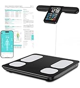 KUAIVO 8 Electrode Smart Body Fat Scale with BMI, Body Fat, Muscle Mass, 28 Body Composition Metr...