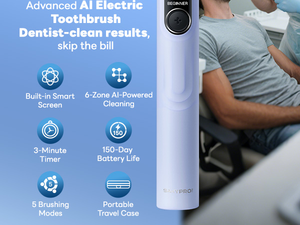 electric toothbrush blue
