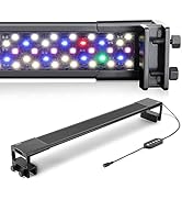 hygger 48W LED Aquarium Light for Plants, Full Spectrum Fish Tank Light with Timer Auto On/Off, 2...