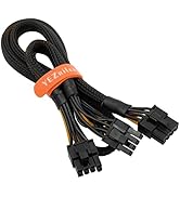 YEZriler 8 Pin PCIe Cable for EVGA Power Supply, PCIe 8 Pin Male to Dual 8 Pin (6+2) Male PCI Exp...