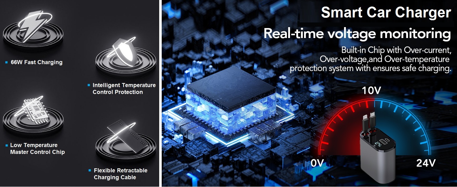 retractable iphone chargers