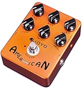JOYO American Sound Amp Simulator Pedal of Fd 57 Deluxe Amplifier from Clean to Overdrive Sound f...