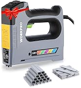 WORKPRO 110V 5-in-1 Corded Electric Staple Gun &amp; Brad Nailer Kit | 2000 Staples &amp; Nails, T50/JT21...