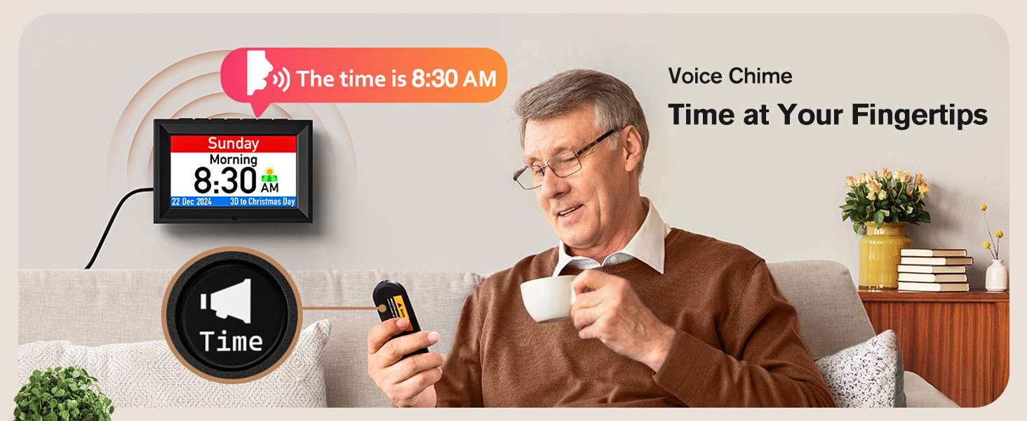 Talking Clock with 10 Volumes