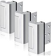 GreaTalent 3PACK Home Security Door Reinforcement Lock Childproof, Add High Security to Home Prev...