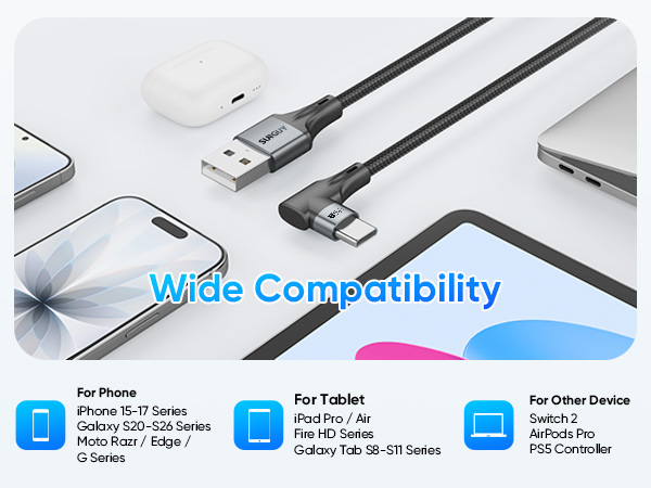90 degree usb c to usb a