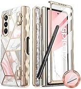 i-Blason Cosmo for Samsung Galaxy Z Fold 5 Case with Pen Holder, [Built-in Screen Protector] Styl...