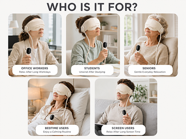 Glam Lady Electric Head Massager for Headaches
