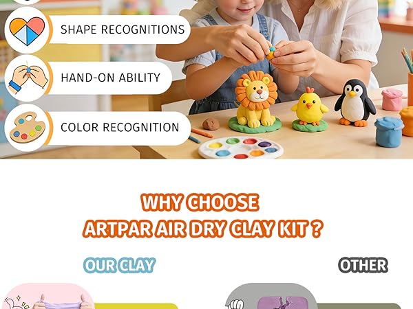 air dry clay 90 colors kit