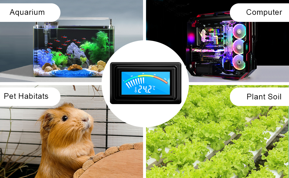 Digital Thermometer Aquarium RVS