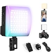Ulanzi C10 10W Portable LED Light - 1300 Lux vlogging Light, 3300mAh,Video Conference Lighting Ki...