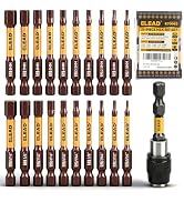 21-Piece 2.5" Allen-Wrench Hex Drill Bit Set: Durable Impact Allen Key Set, Long-Lasting Strong M...