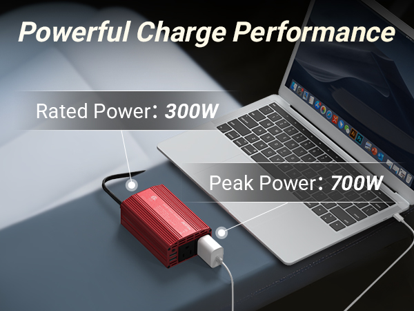 700W Peak Power car charger