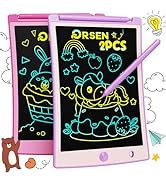 ORSEN Colorful 8.5 Inch LCD Writing Tablet for Kids, Electronic Sketch Drawing Pad Doodle Board, ...