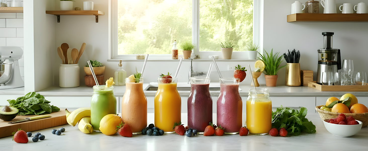 Reusable Glass Straws