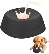 Yipetor Slow Feeder Dog Bowls for Liquid Treat, [Built-in Rolling Ball] No Spill Bone Broth Dog L...
