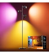 Govee Tree Floor Lamp Compatible with Matter, 3 Rotatable Lights with LuminBlend Technology, Stan...