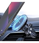 DiTouch Magnetic Air Vent Car Mount Compatible with MagSafe Case, 360° Adjustable Stront Magnet P...