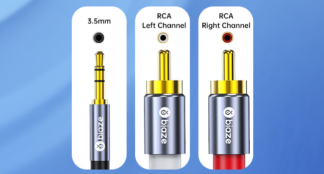 3.5mm to 2RCA Audio Cable