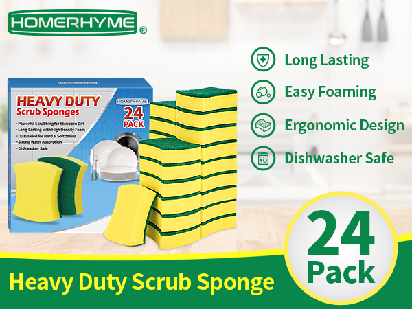 Reusable Damp Dusting Sponge Household Cleaning