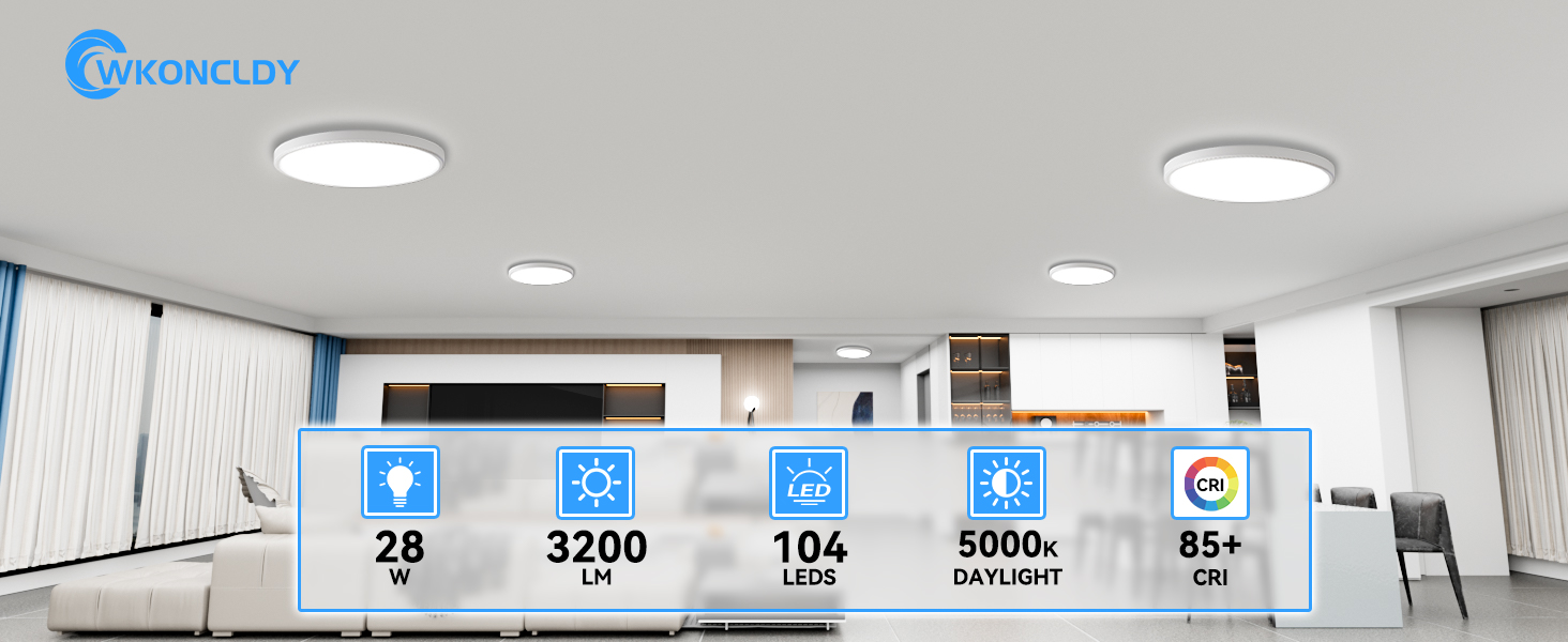 LED Flush Mount Ceiling Light
