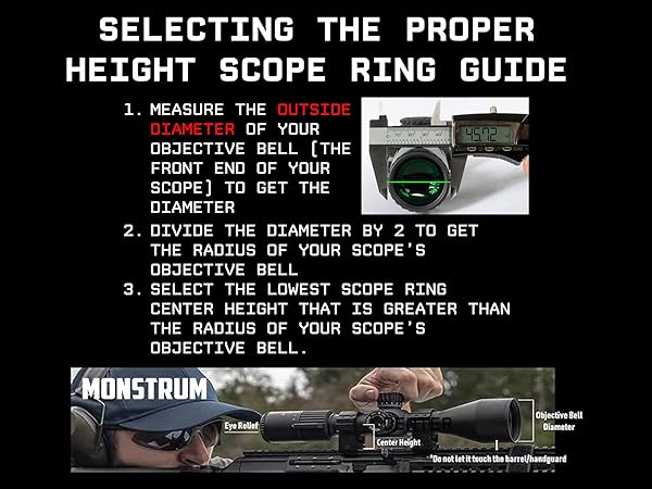 Scope Ring Height Guide