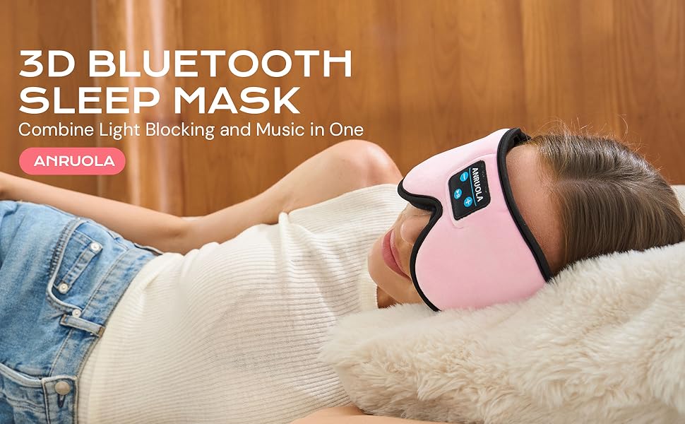 sleep mask with Bluetooth headphones, Bluetooth sleep mask, sleep headphoneseye mask with headphones