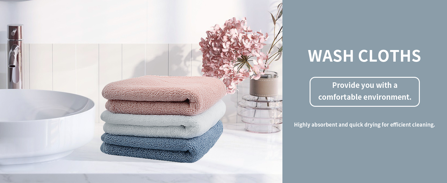 100% Cotton Wash Cloth