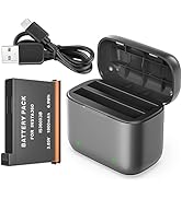 EERSY Replacement for Insta 360 x3 Fast Battery Charger Hub with Misro SD Card Slots, and 1-Pack ...