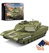Mould King 20033 MIA2 Main Battle Tank Building Kits, MOC Military Tank Building Set for Adults, ...