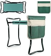 HYZSWGC Garden Kneeler and Seat, Gardening Bench for Kneeling and Sitting Garden Stools, Foldable...