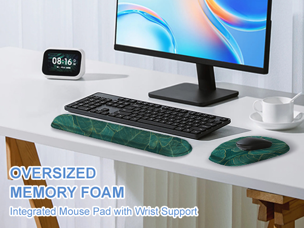 mouse pad with wrist rest