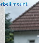 Doorbell Mount for myQ Video Doorbell Camera, Adjustable Left/Right Viewing Angle(40 to 140), Wea...