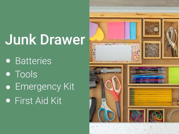 bamboo drawer organizers