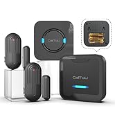 CallTou Wireless Caregiver Pager Door Alarms for Dementia Patients/Kids Safety/Home Security, Por...
