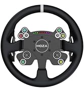 MOZA CS V2P Racing Wheel for PC Gaming Steering Wheel, 13 Inch Aviation Grade Aluminum Alloy Rim,...