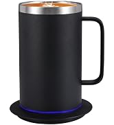 DEQIANG Self Heating Coffee Mug, Heated Coffee Mug with Smart Mug Warmer &amp; Ergonomic Handle, Auto...