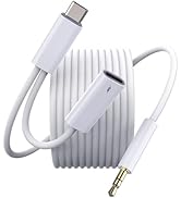 Aux to USB C,2-IN-1 USB-C to Aux Cord for Car with Charging Work for iPhone 16/15 Pro Max ,Car US...