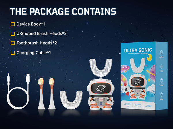 Kids Electric Toothbrush Packaging