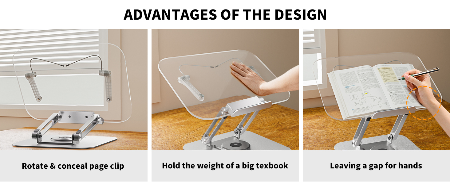 book holder for bed